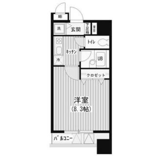 東京都中央区湊１丁目 賃貸マンション 1K