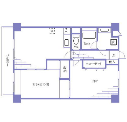 日比谷線 マンション 2DK