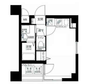 東京都中央区築地１丁目 賃貸マンション 1R