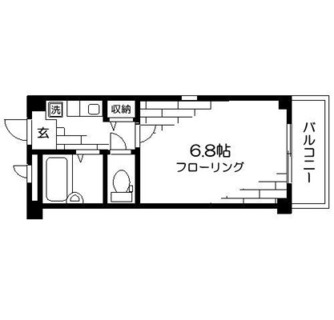 東京都台東区松が谷３丁目 賃貸マンション 1K