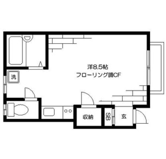 東京都足立区千住旭町 賃貸アパート 1R