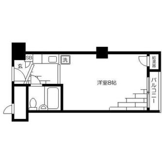 東京都中央区明石町 賃貸マンション 1R